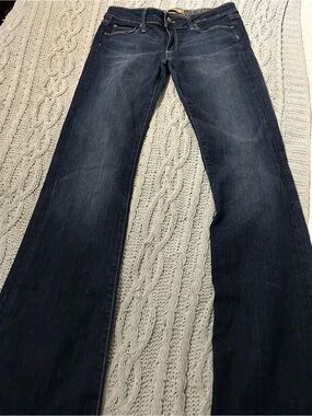 PAIGE Dark Blue Flare Jeans